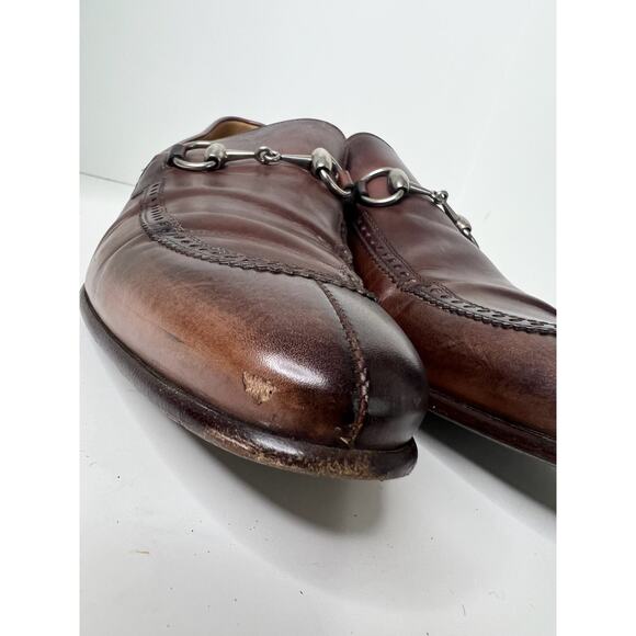 Gucci Horsebit Brown Leather Loafers, Size 6.5 main image 8